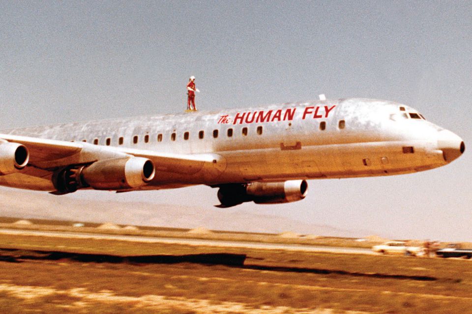 The Human Fly - Outstanding aircraft stunt in 1976