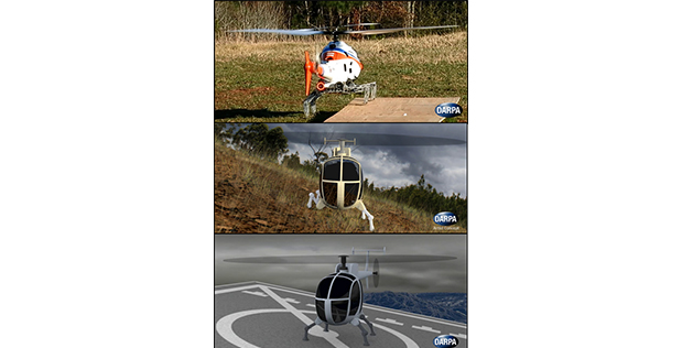 DARPA demonstrates robotic landing gear for helicopters 