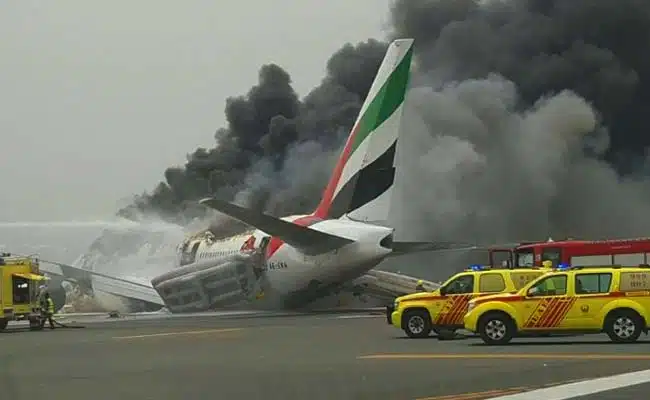 Emirates crash