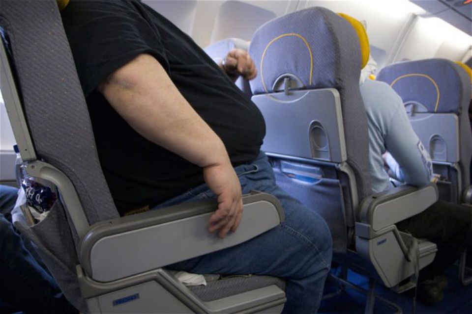 An overweight passenger stuck in British Airways first-class seat hoisted out after a 3-hour ordeal