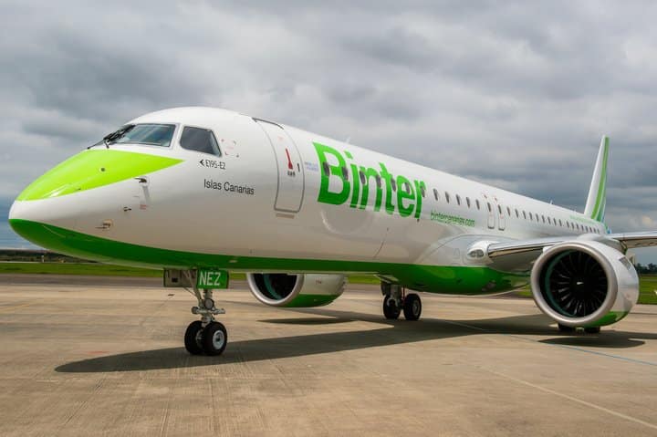 Spain's Binter takes first Embraer’s E195-E2