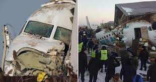 Plane crashes in Kazakhstan shortly after takeoff, at least 15 Plane crashes in Kazakhstan shortly after takeoff, at least 15 dead