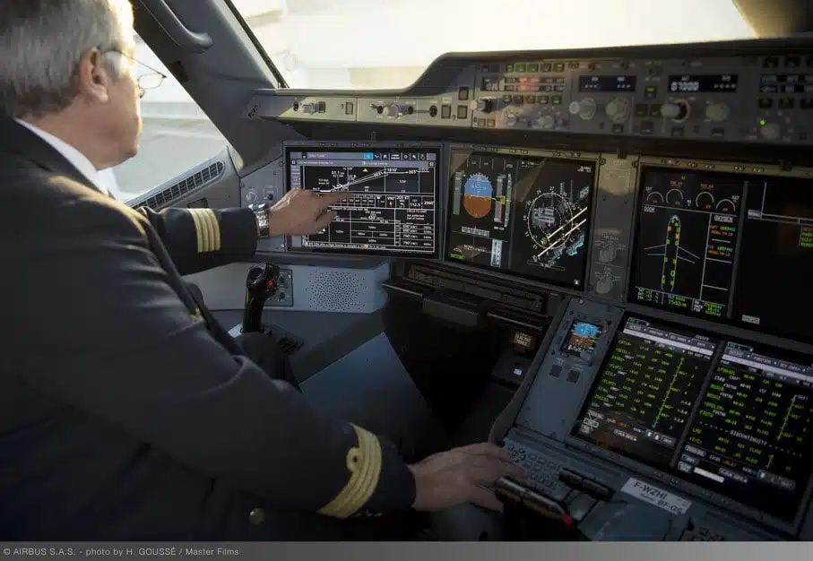 Airbus begins deliveries of first A350s with touchscreen cockpit displays option to customers