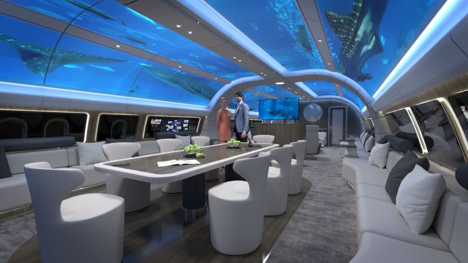 New World Traveller luxury design for long-haul aircraft