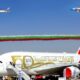 Emirates Boeing 777 and A380, joined by UAE carriers usher in the opening of Dubai Airshow