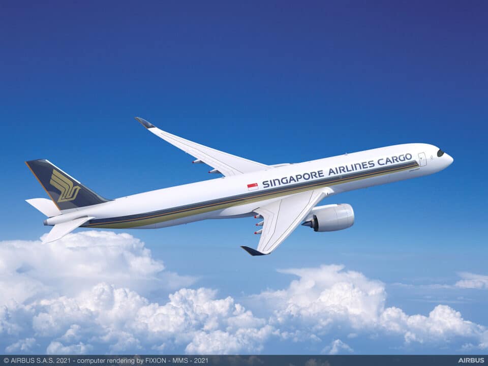 Singapore Airlines selects the world’s newest freighter - the A350F
