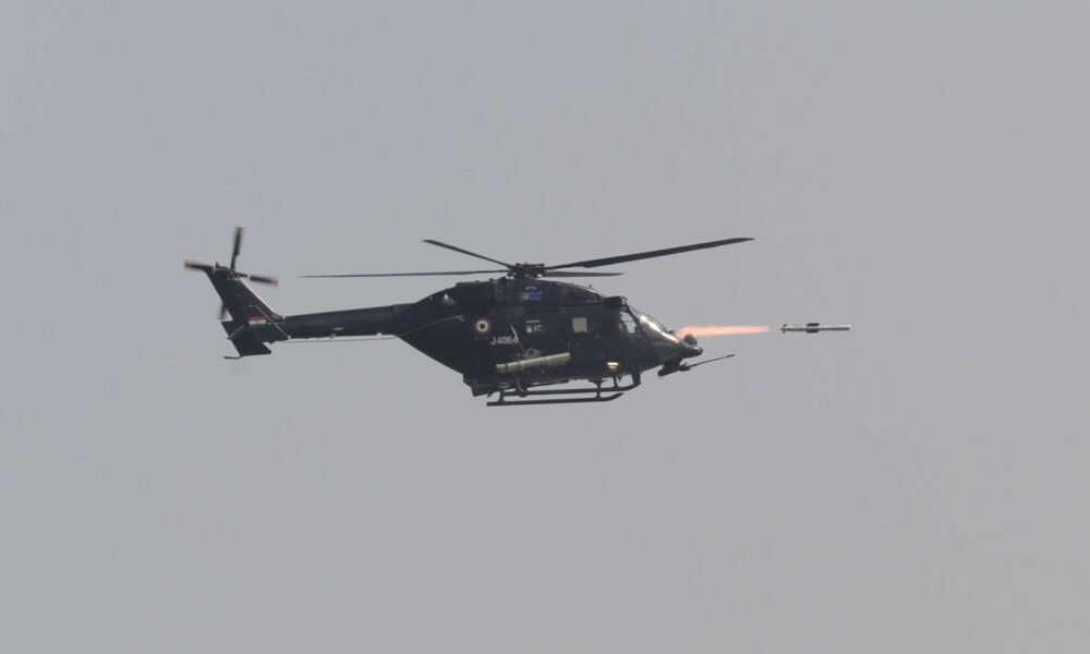 Anti-Tank Guided Missile ‘HELINA’ successfully flight tested