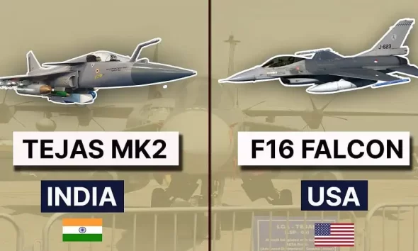 Comparison of Between Tejas Mark 2 and F-16 block 50/52