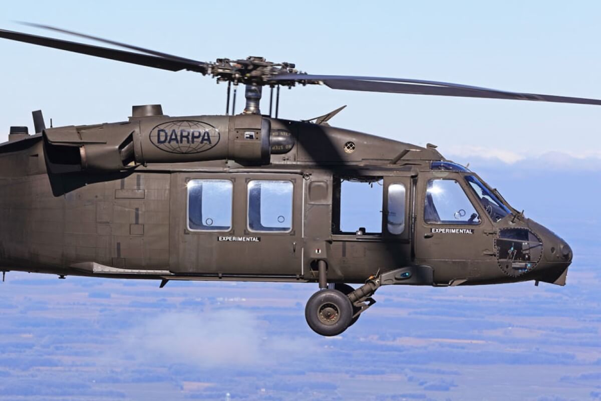 How did DARPA's Black Hawk fly without a pilot?