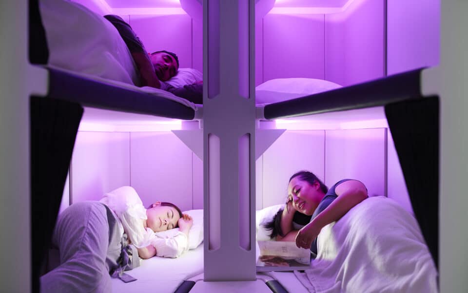 Economy Class on Air New Zealand Will Soon Have SkyNest Bunk Beds for Lie-Flat Sleep