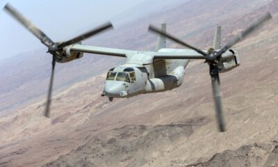 Osprey aircraft crash in California: 5 Marines killed