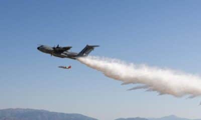 Airbus has successfully tested a firefighting kit on the A400M.