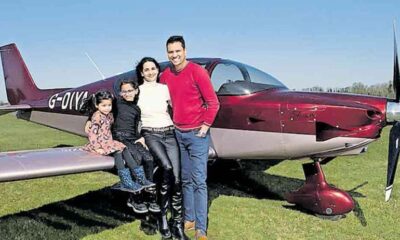 Kerala man travels through Europe with family – in plane he built himself