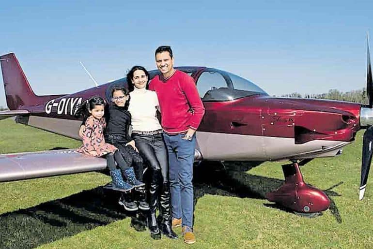 Kerala man travels through Europe with family – in plane he built himself