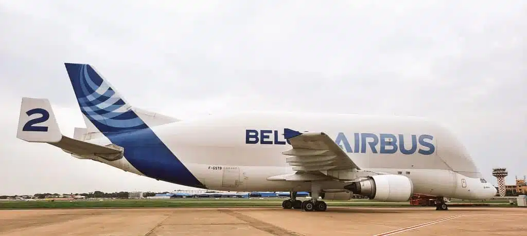 Airbus Beluga plane lands at Chennai airport for first time