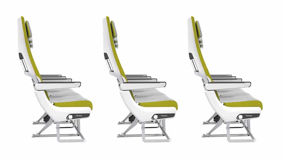 Indigo will upgrade its future Airbus fleet with Recaro Economy seats.
