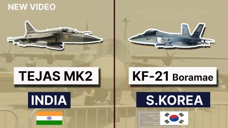 South Korean KF -21 Boramae vs Indian built HAL Tejas MK2 aircraft comparison