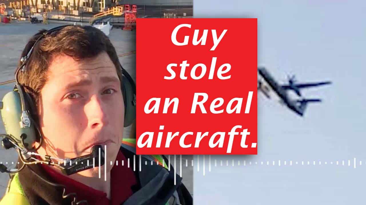 This video game-inspired guy stole the real aircraft, and the result was shocking.