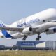 Airbus Beluga XL at Albert Picardie Airport became stuck during taxing.