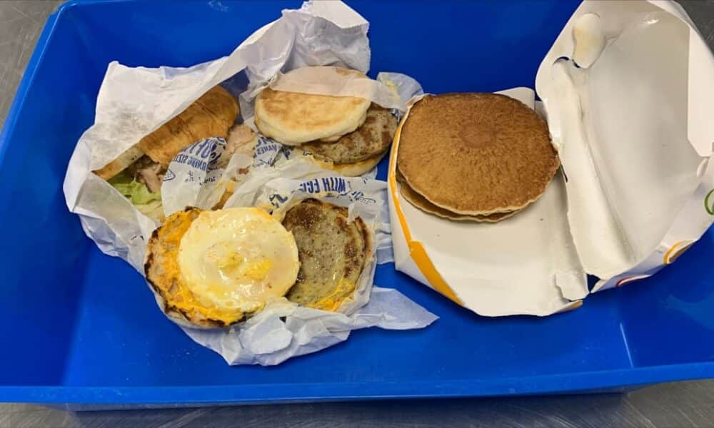 An airport fined a traveler $1,874 over 2 McMuffins discovered in their luggage