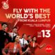 AirAsia launches flights from RM13* to celebrate 13 years as the World’s Best Low Cost Airline