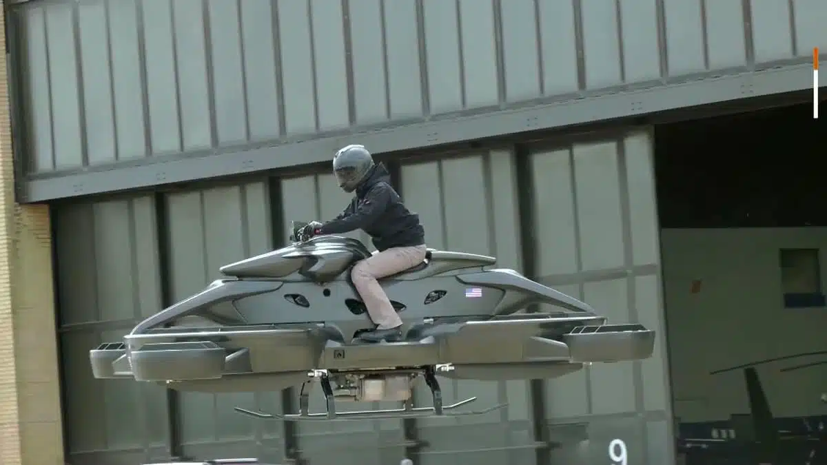 World’s first flying bike makes its debut at Detroit Auto Show