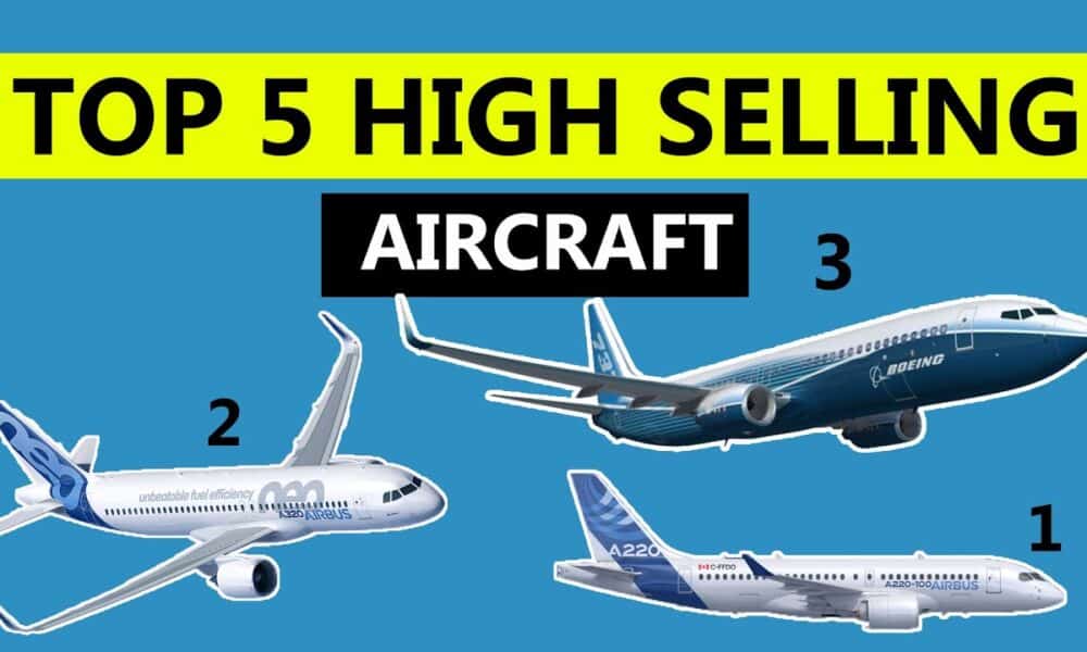 Top 5 selling Narrow Body aircraft