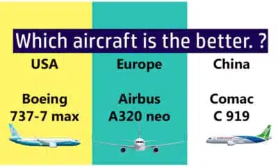 How the Comac C919 similar from the A320 and B737 Max.
