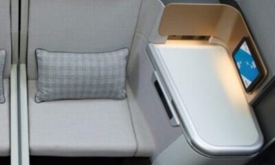 Game-changing business class seats were designed by Stelia. it is suitable for Duo purposes.