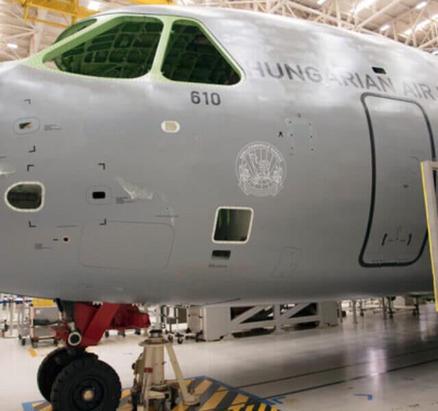 Embraer advances in the production of the first KC-390 Millennium for Hungary