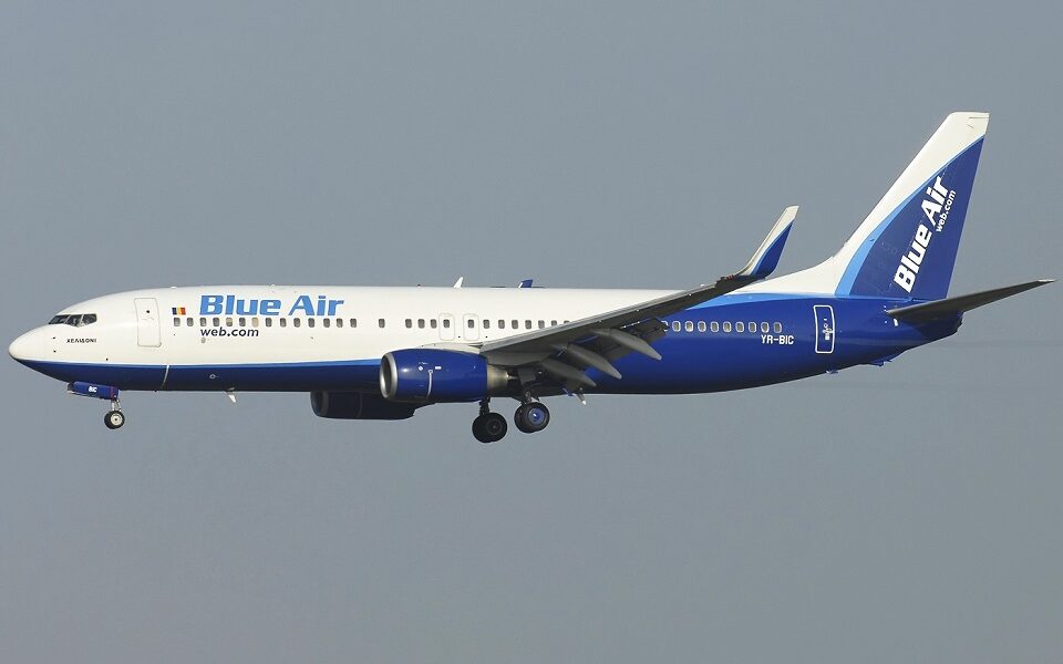 Blue Air Boeing 737 seized by Romanian tax authority