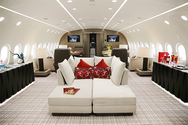 Inside the £230m Dreamliner that’s now a private jet. 