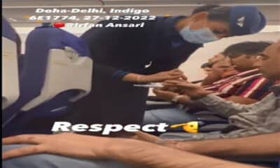 IndiGo air hostess provides mid-air medical assistance, wins netizens' praise