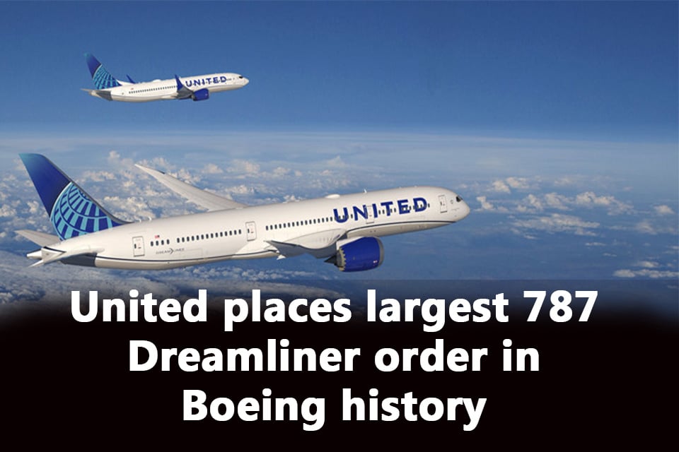 Boeing, United Airlines Finalize 737 MAX and 787 Order, Including Record Purchase for 100 Dreamliners