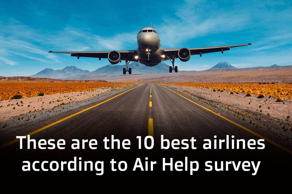 These are the 10 best airlines according to Air Help survey