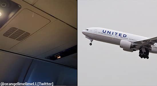 United Airlines flight to Newark delayed after overhead compartment leaks