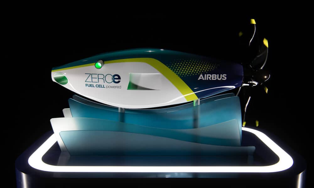 Airbus reveals hydrogen-powered zero-emission engine