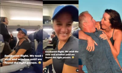 Couple flying Southwest divides opinion by blocking row of seats while searching for ‘right’ passenger