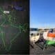 Historic! On Republic Day, YouTuber Gaurav Taneja painted a map of India in the sky over US airspace.