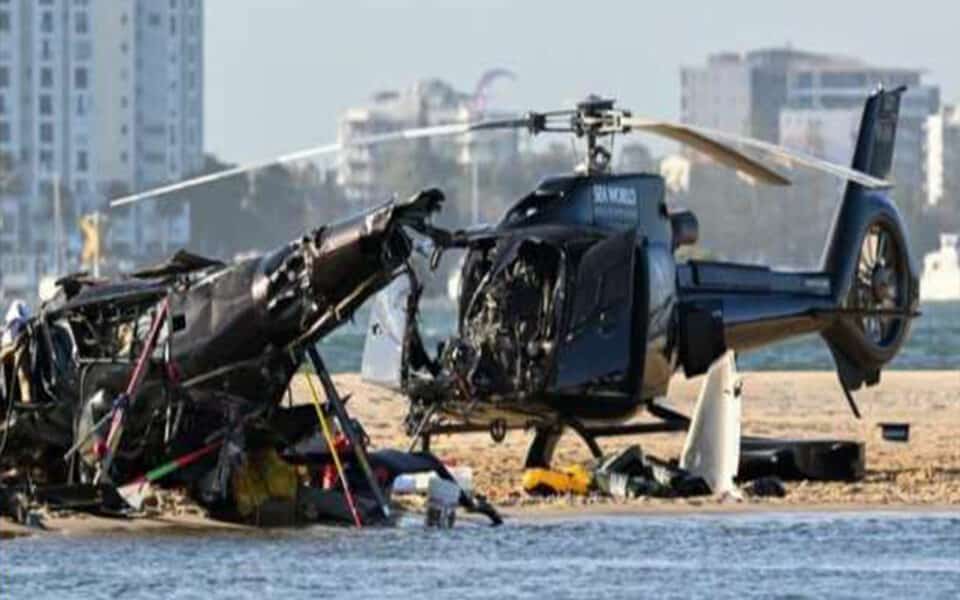 Two Helicopters Collide Mid-Air In Australia