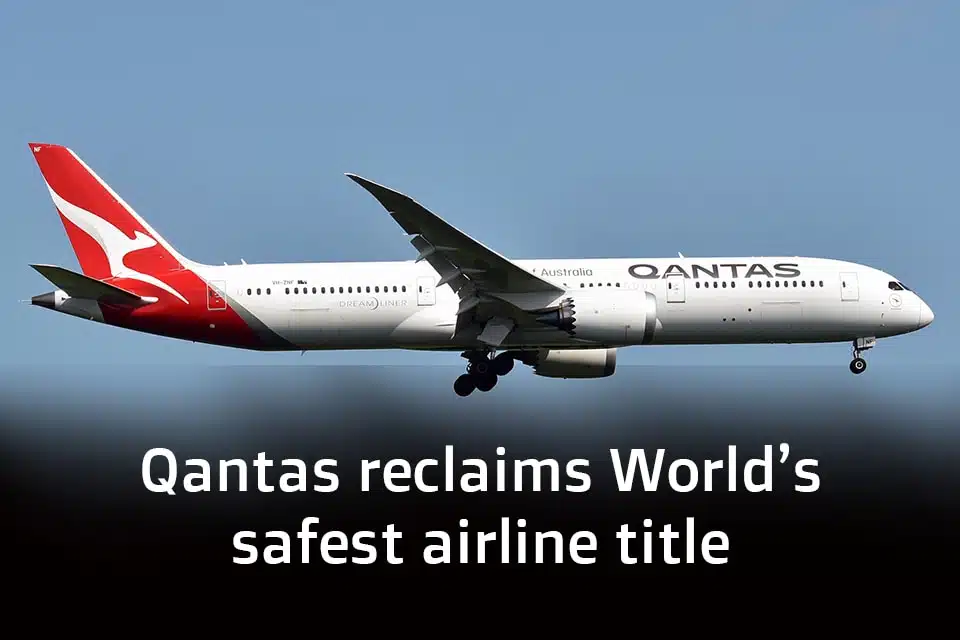 Qantas reclaims world's safest airline title