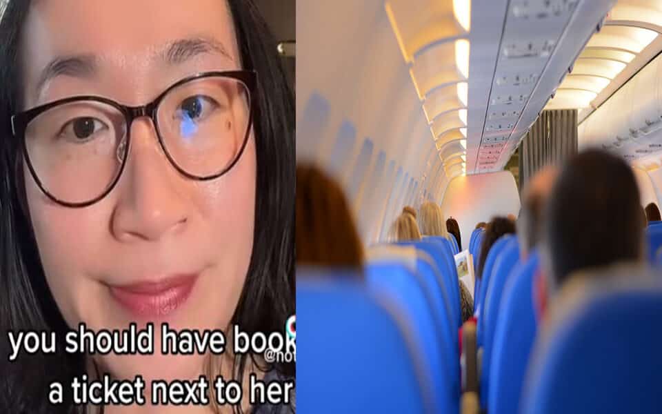 Woman applauded for defending passenger asked to swap seats on flight