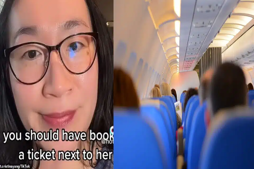 Woman applauded for defending passenger asked to swap seats on flight