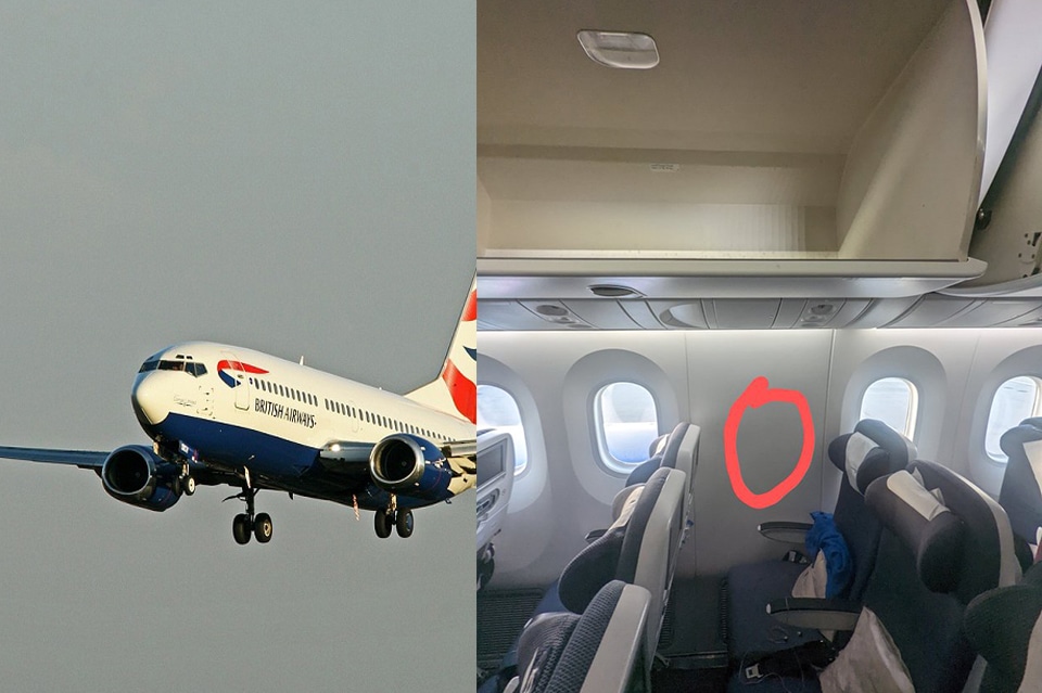 Man pays extra for window seat on British Airways flight...but, surprise, surprise!