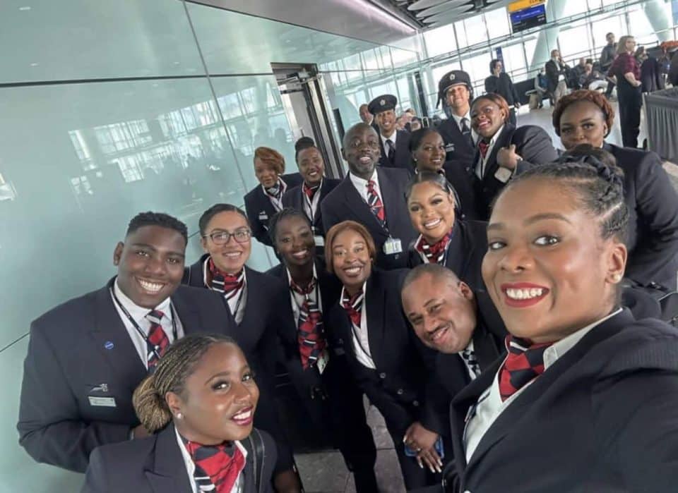 British Airways operates first flight with all-black crew
