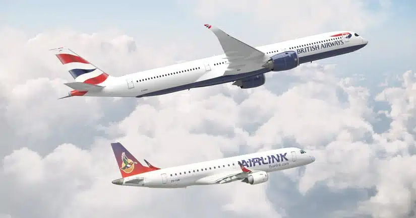 British Airways announces codeshare with South Africa's Airlink