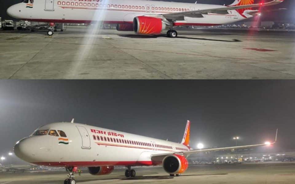 Air India Welcomes Its First Airbus A321neo Aircraft