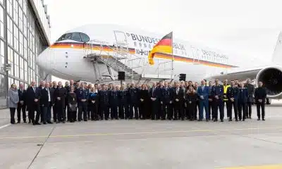 Lufthansa Technik hands another A350 aircraft to German airforce