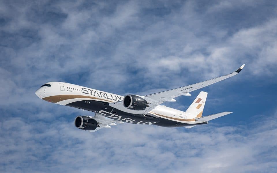 Starlux Airlines begins A350 flights from Taipei to San Francisco