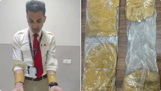 Air India Cabin Crew Caught Smuggling 1.4 Kg of Gold Wrapped Around His Hand